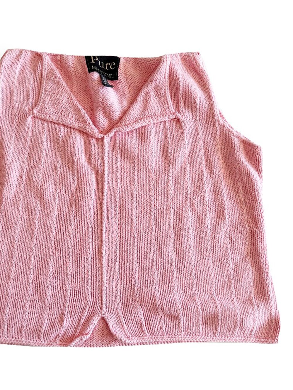 Vintage Pure, Hand Knit Tank Top